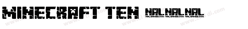 minecraft ten字体转换